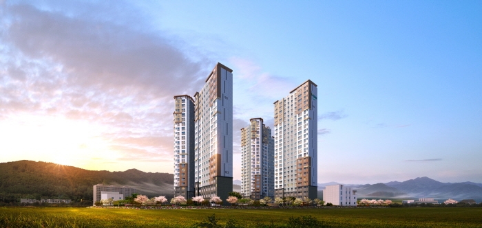 평창진부 웰라움 더퍼스트 투시도.(사진=동서건설)