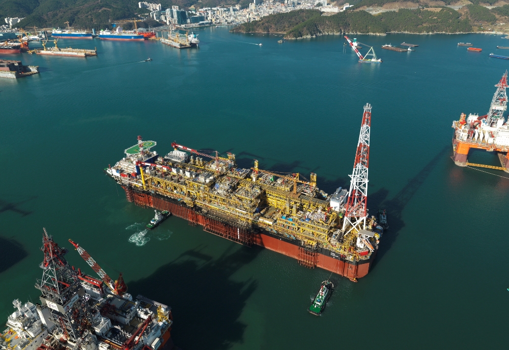 대우조선해양이 건조한 FPSO.(사진=대우조선해양)
