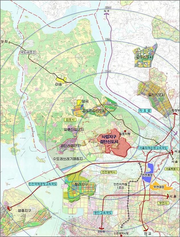 인천검단 AB21-1 위치도.(사진=LH)