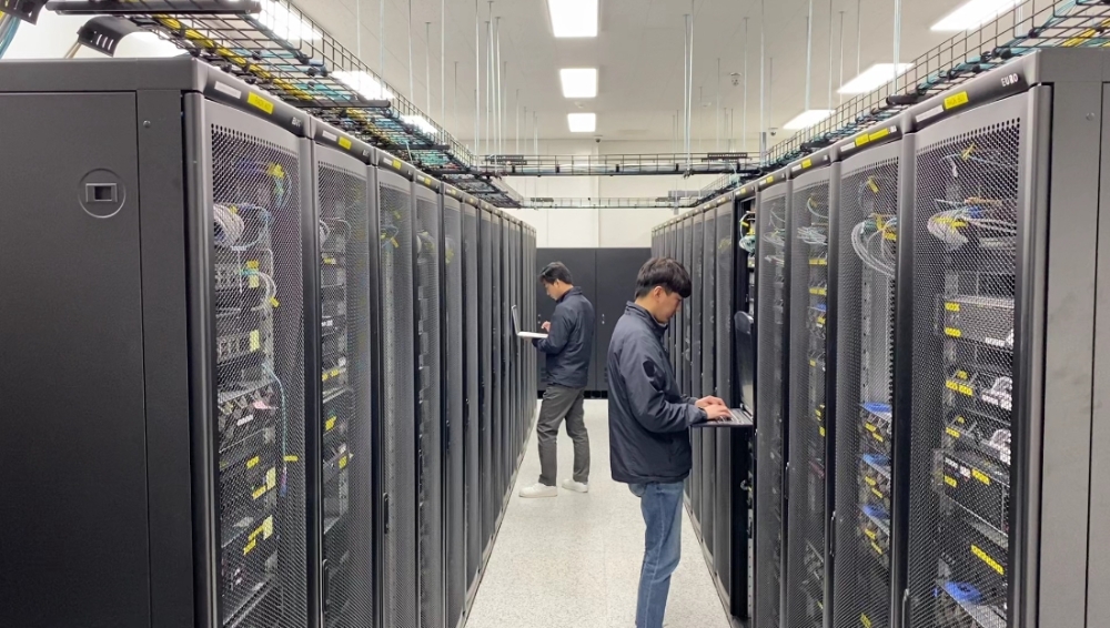 통합전산실 고도화 완료 전경. (사진=국토안전관리원)