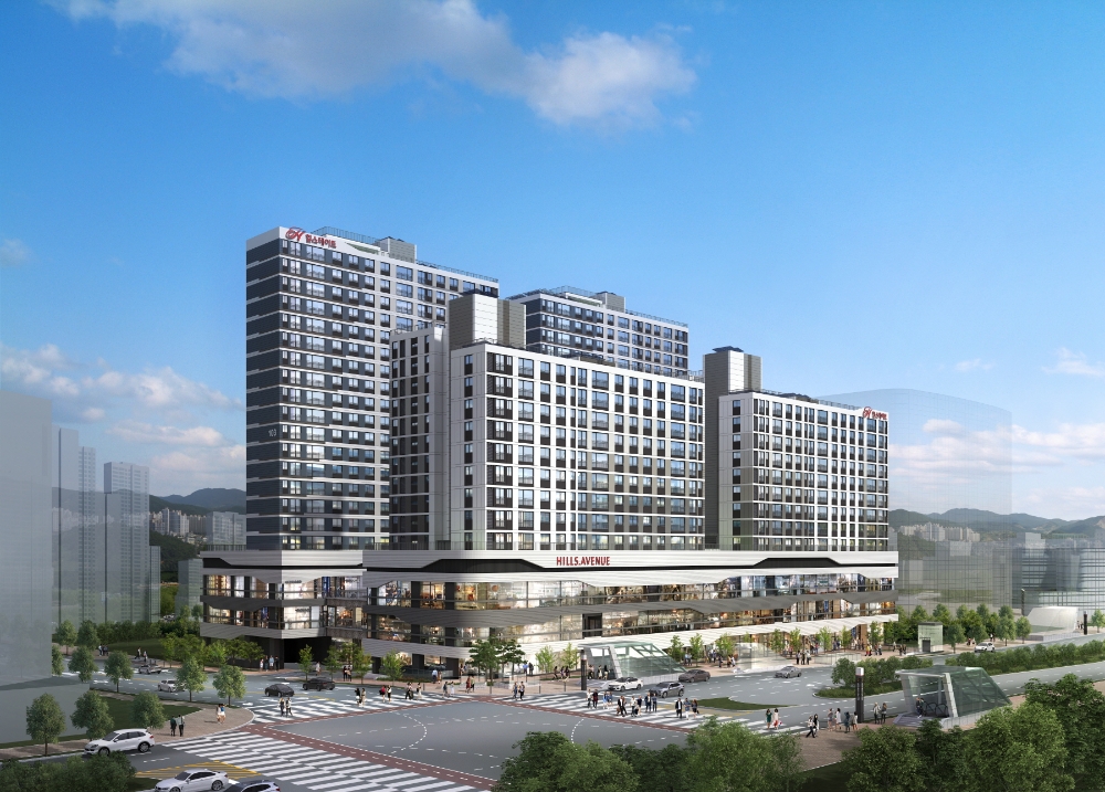 힐스테이트 광교중앙역 퍼스트 투시도.(사진=현대건설)