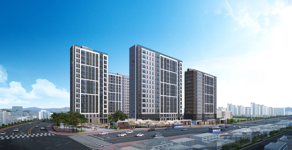 서충주신도시 월드메르디앙 엔라체 주경 투시도