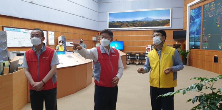 전력거래소 제주본부, 제주지역 여름철 전력수급대비 특별 점검 시행 전경. (사진=전력거래소)