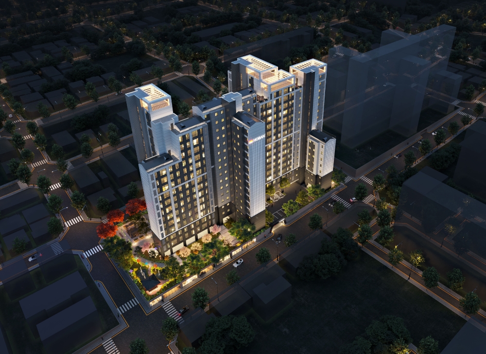 경기도 부천 삼익아파트1동 가로주택정비사업 조감도.(사진=호반건설)