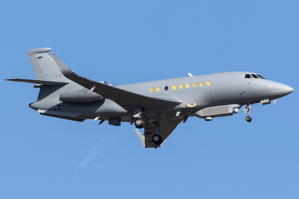 백두체계능력보강사업으로 개발된 신형 백두정찰기.(사진=대한항공)