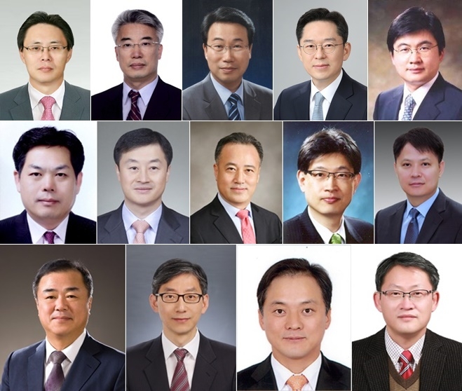 (위 왼쪽부터 강민수/이판식/정철우/오호선/송바우)(중간 왼쪽부터 김태호/노정석/박재형/김동일/신희철)(아래 왼쪽부터 이현규/안덕수/양동훈/이경열).(제공=국세청)