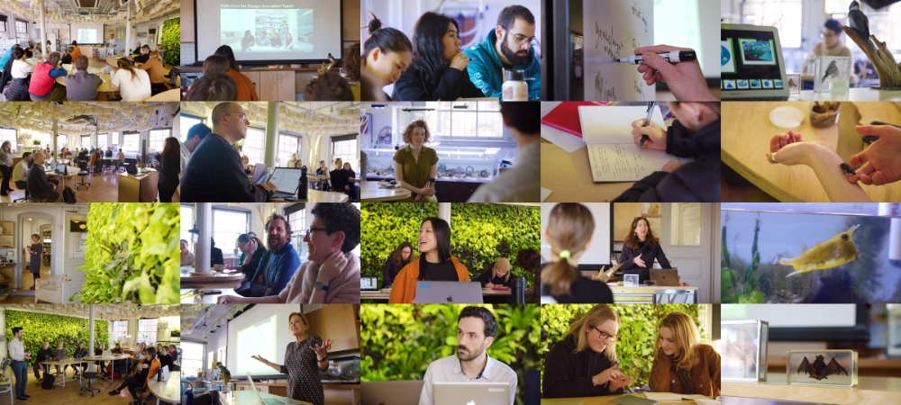 현대차그룹과 RISD 구성원들이 미래 도시 디자인을 주제로 공동연구하는 모습을 담은 영상의 스크린샷.(사진=현대자동차그룹)