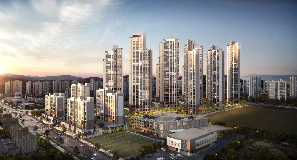 내포신도시 이지더원3차 조감도.