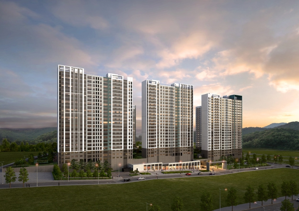 구미 푸르지오 센트럴 파크 석경 투시도