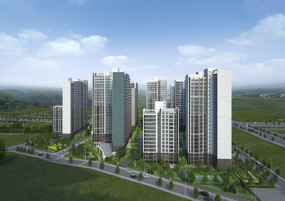 구미 푸르지오 센트럴 파크 투시도