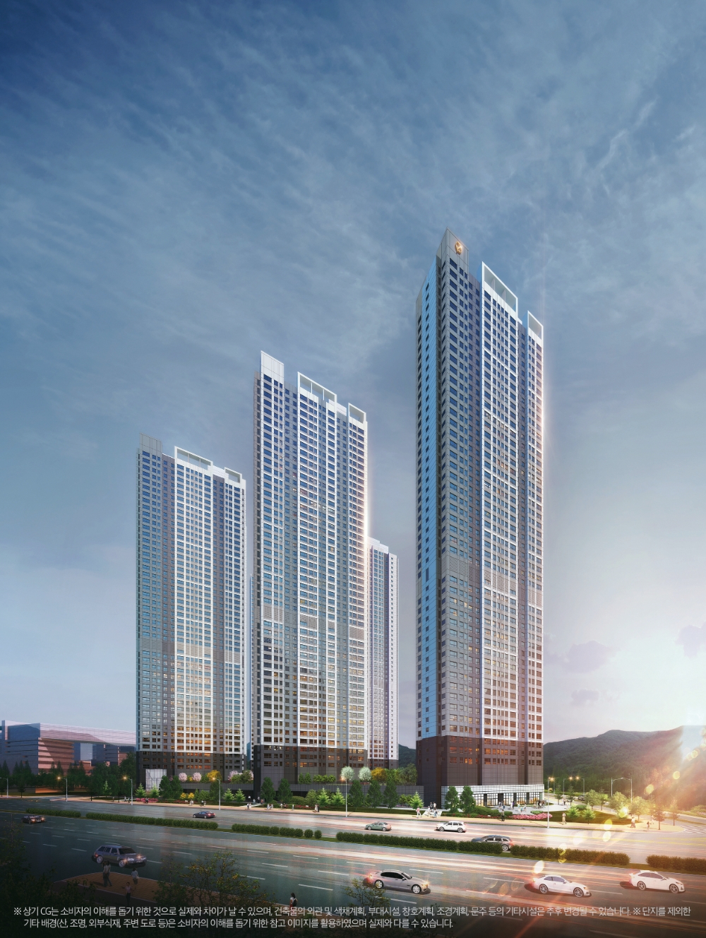 청라 푸르지오 트레시엘 투시도.(사진=대우건설)