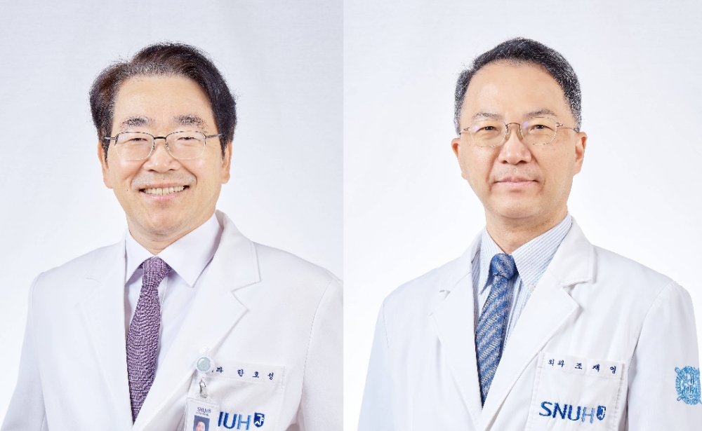 분당서울대병원 외과 한호성(좌), 조재영(우) 교수. 사진=분당서울대병원
