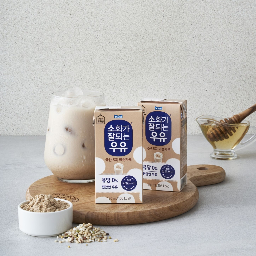 매일유업 ‘소화가 잘되는 우유 국산5곡 미숫가루’ 선보여