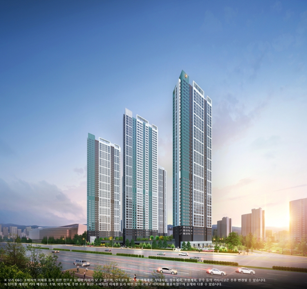 청라 푸르지오 트레시엘 투시도