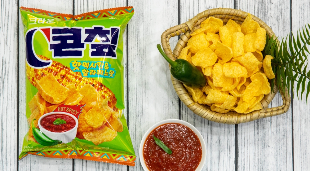 크라운 C콘칲 '핫멕시칸할라피뇨’ 출시 첫 달 100만 봉지 돌파