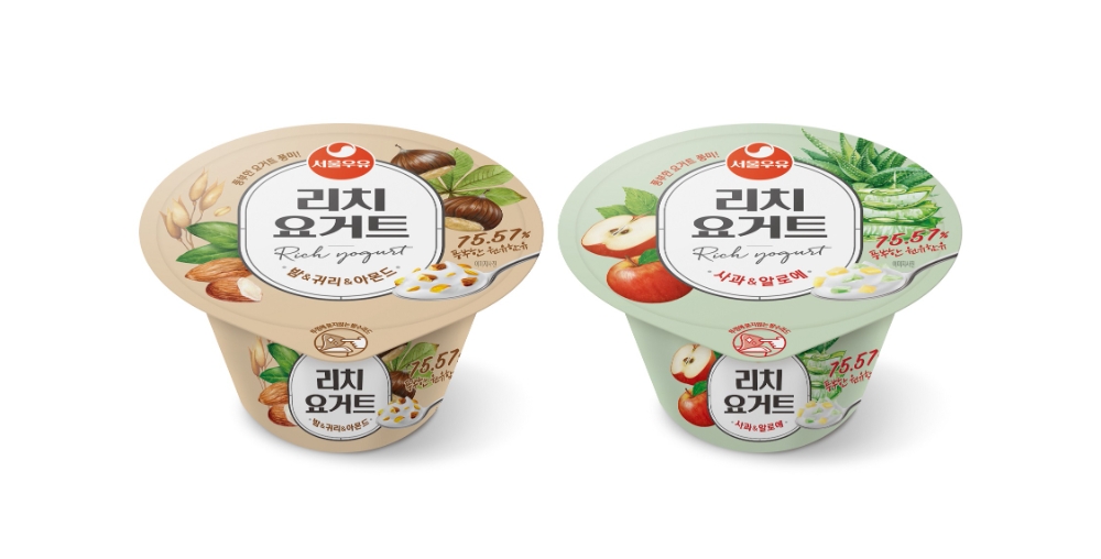 서울우유협동조합, 요거트 신제품 ‘리치 요거트’ 2종 선보여