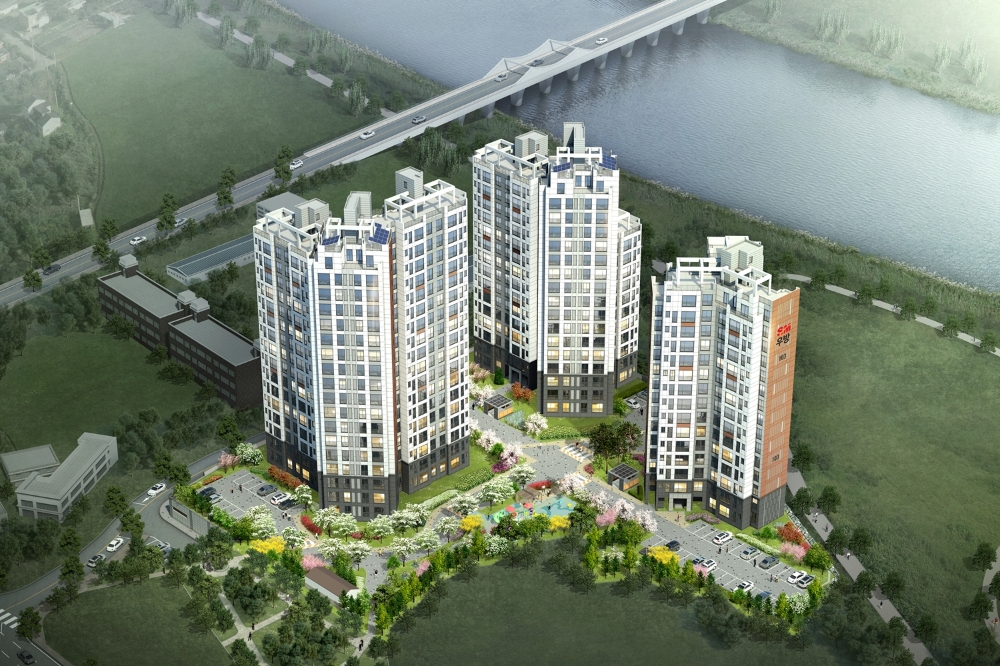 '양평 우방 아이유쉘 에코리버' 조감도