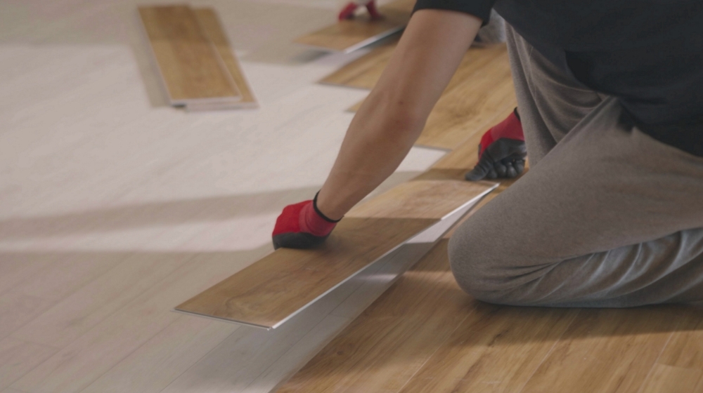 한샘 '이노플러스(INNO Plus)' 마루 시공모습.(사진=한샘)