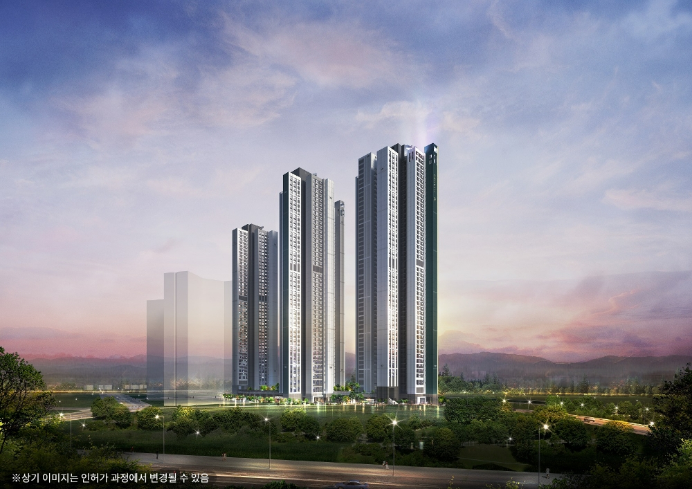 연희공원 푸르지오 라-끌레르 야경투시도