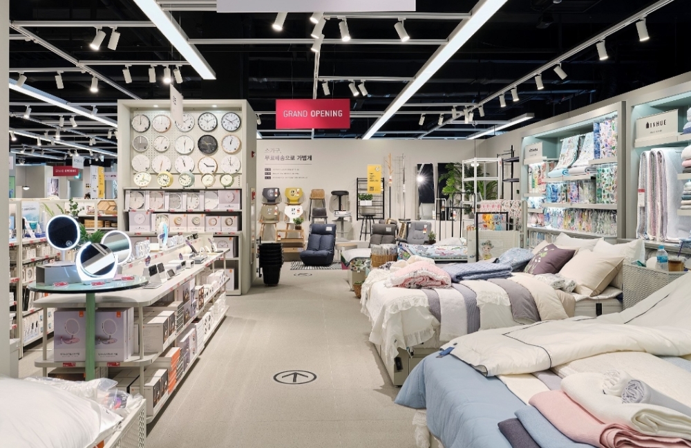 한샘디자인파크 롯데메종동부산점 생활용품관.(사진=한샘)
