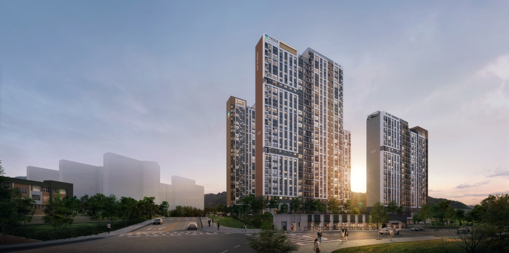 안산 한신더휴 투시도.