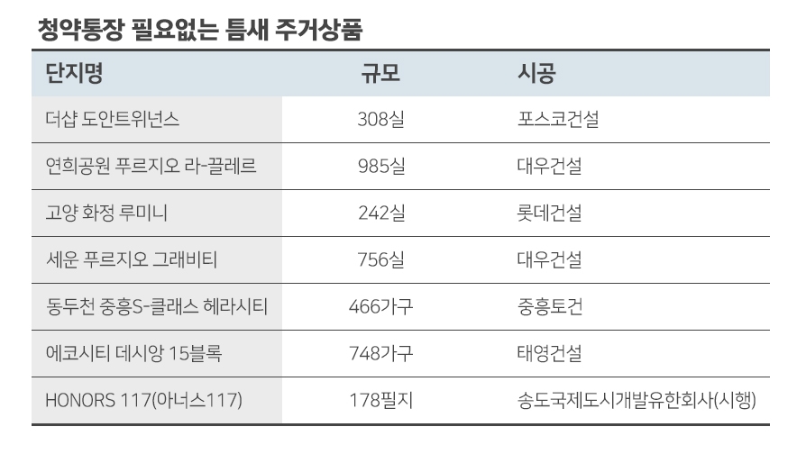 청약통장 ‘無’…추석연휴 틈새 주거상품은 어떨까?