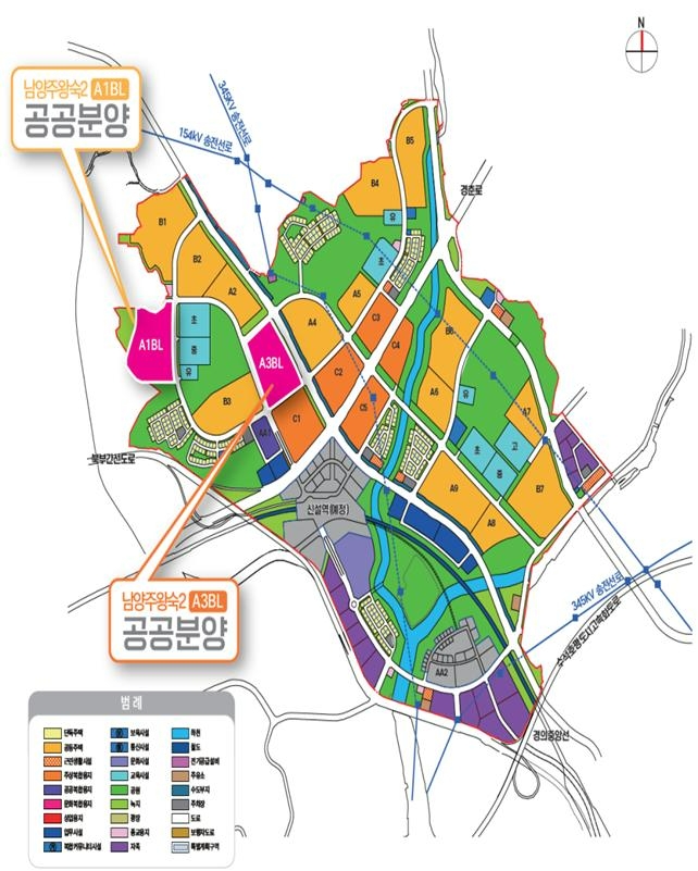 남양주 왕숙.(사진=LH)