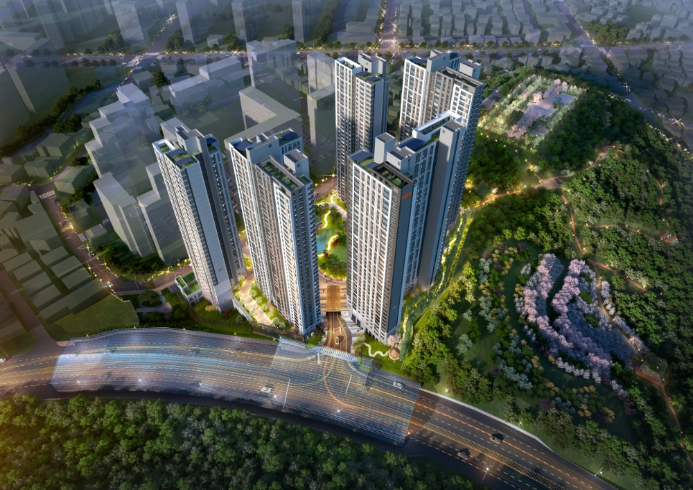 e편한세상 신곡파크프라임 조감도.(사진=DL이앤씨)