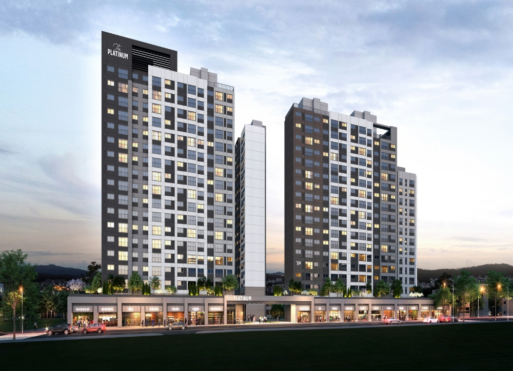 홍은동 355번지 가로주택정비사업 투시도.(사진=쌍용건설)