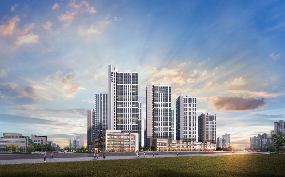 내포신도시 반도유보라 마크에디션 투시도.(사진=반도건설)