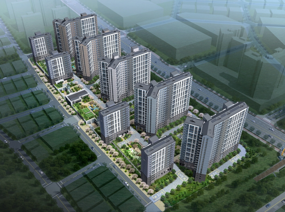 '호반써밋 스마트시티' 조감도.(사진=호반건설)