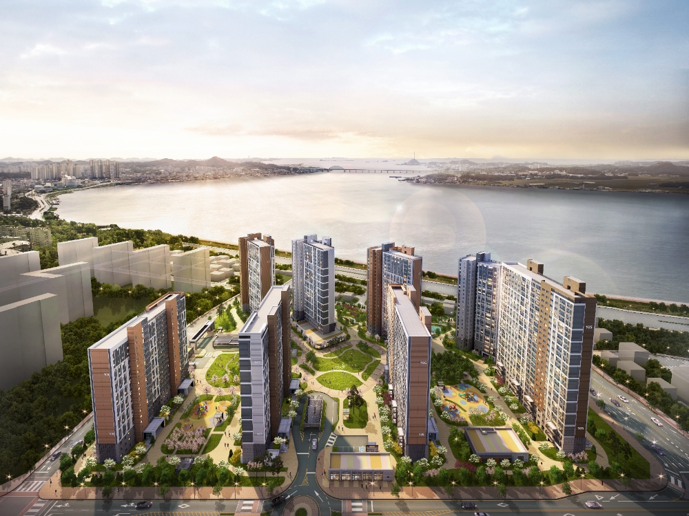 군산신역세권 우미린 센텀오션 조감도.(사진=우미건설)