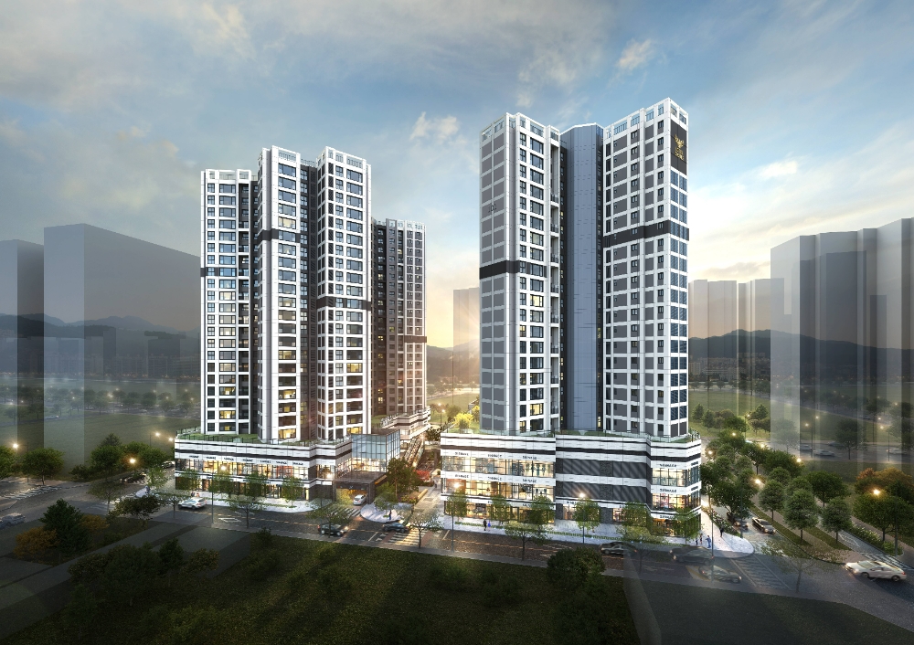 도봉 롯데캐슬 골든파크 투시도.(사진=롯데건설)