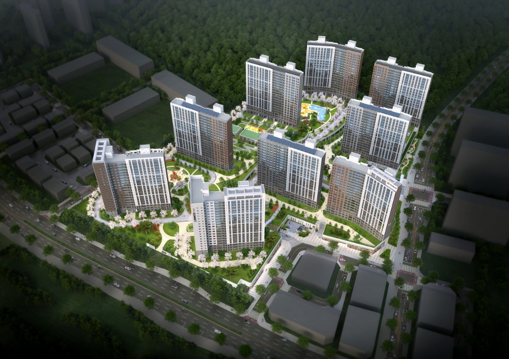 호반써밋 동탄 조감도.(사진=호반건설)