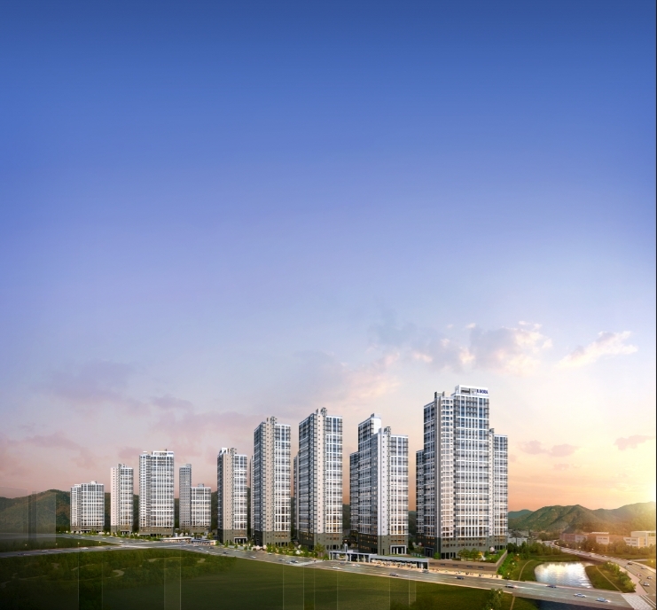 신경주 반도유보라 아이비파크 투시도. (사진=반도건설)