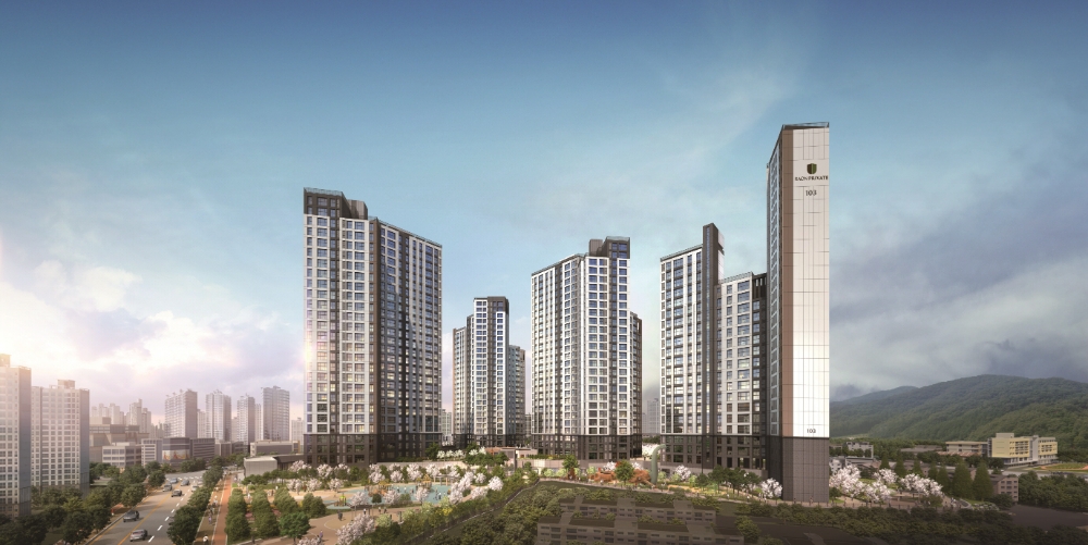 오산 라온프라이빗 스위트 투시도.