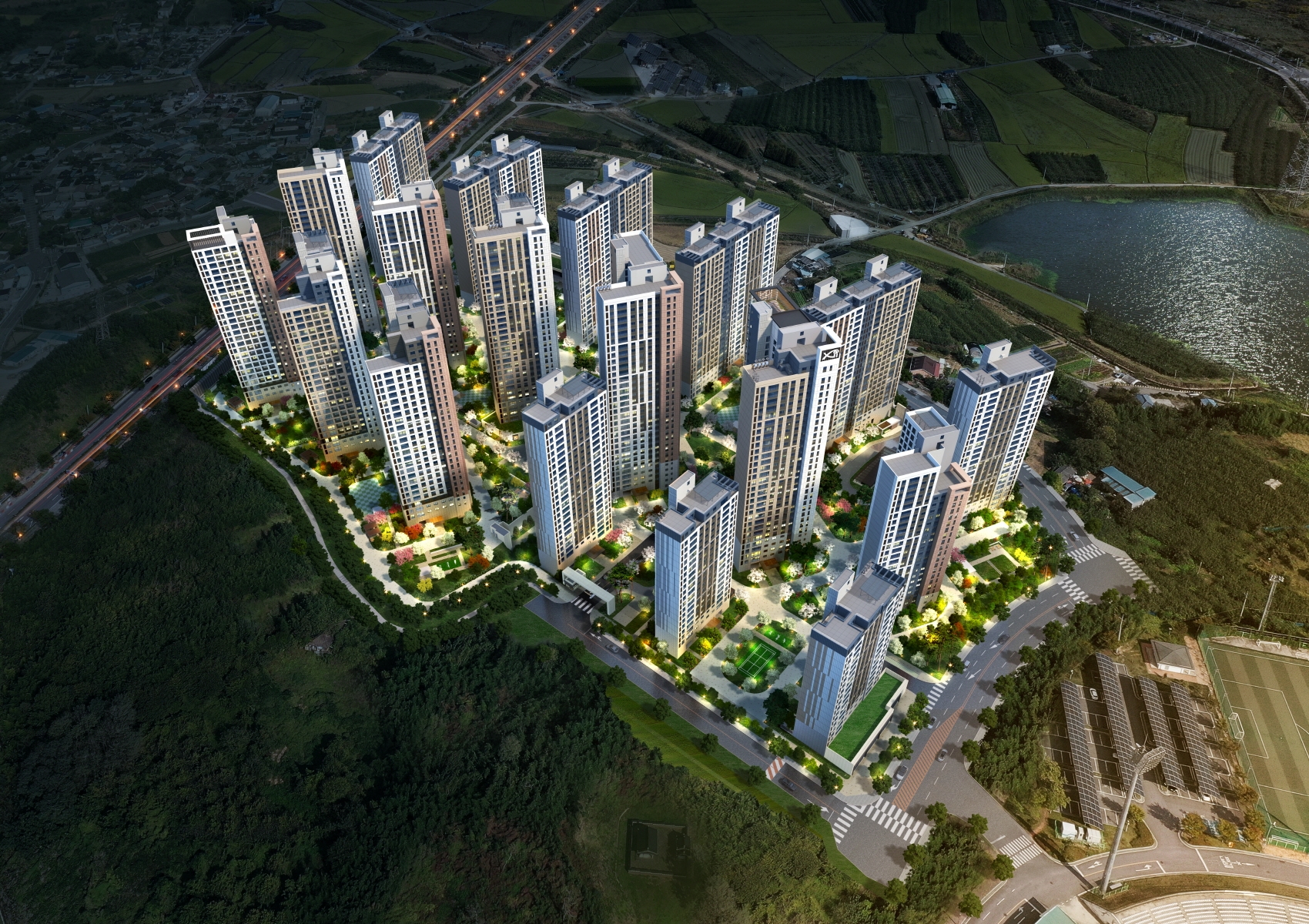 나주역자이 리버파크 조감도.(사진=GS건설)