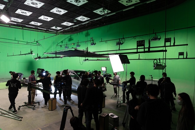 부산영화촬영스튜디오 촬영 현장.(제공=부산영상위원회)