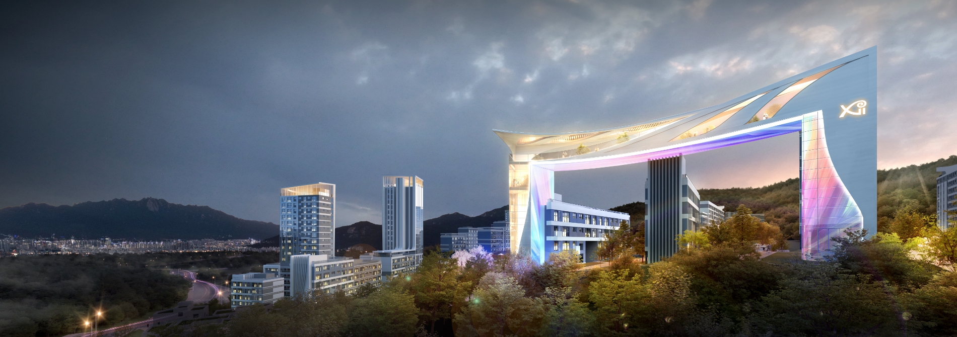 GS건설이 백사마을 재개발사업에 제안한 노원구 최초의 스카이 데크.(사진=GS건설)