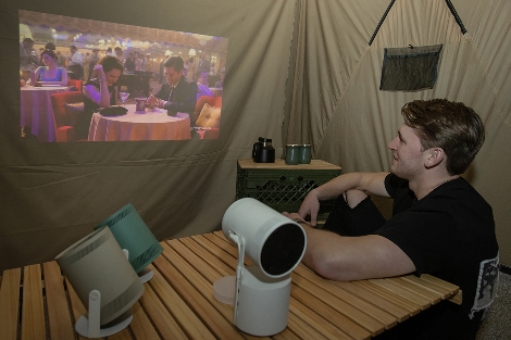 삼성전자, 포터블 스크린 ‘더 프리스타일’ 공개