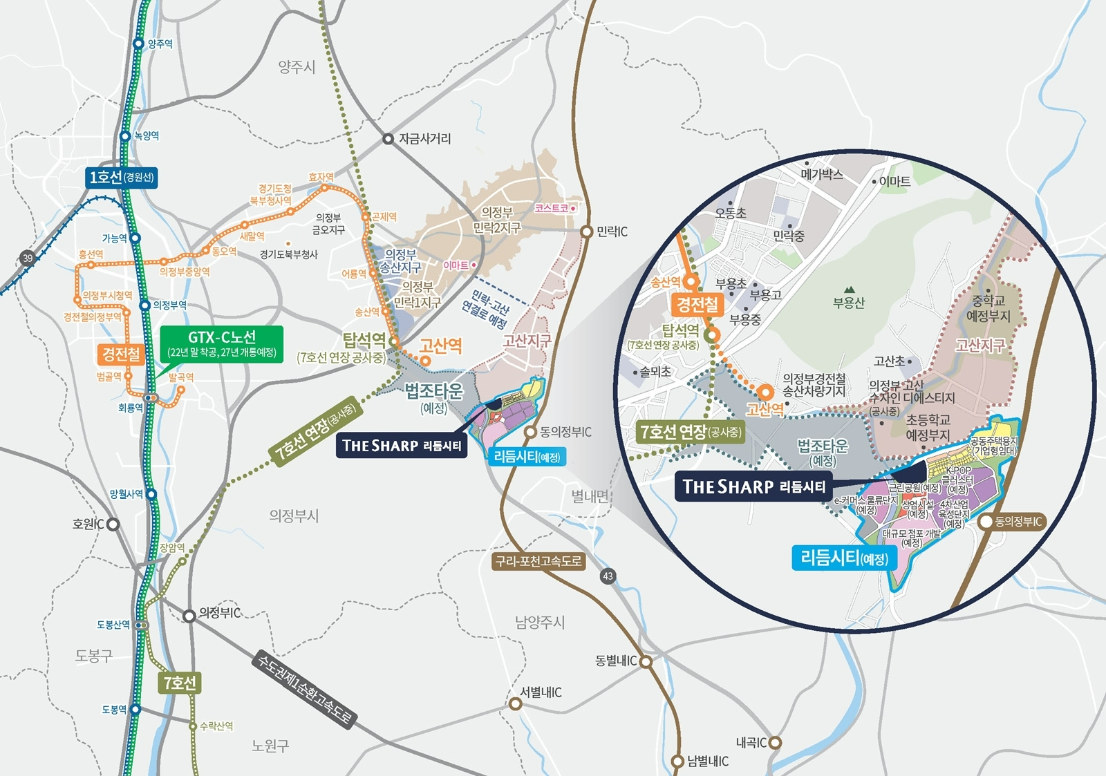 더샵 리듬시티 위치도.(사진=포스코건설)