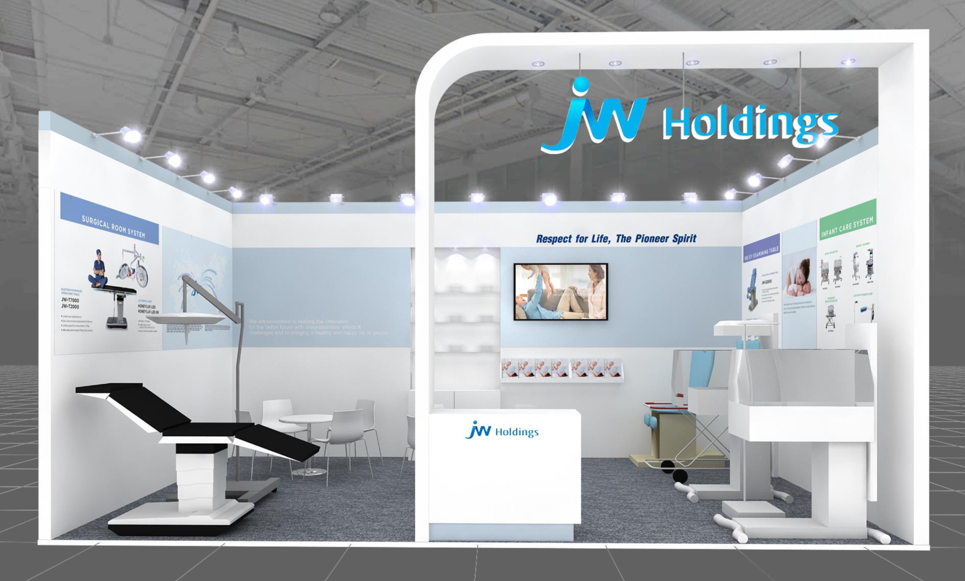 JW홀딩스, ‘아랍헬스 2022’ 독립부스 참가…국산화 의료기기 선보여