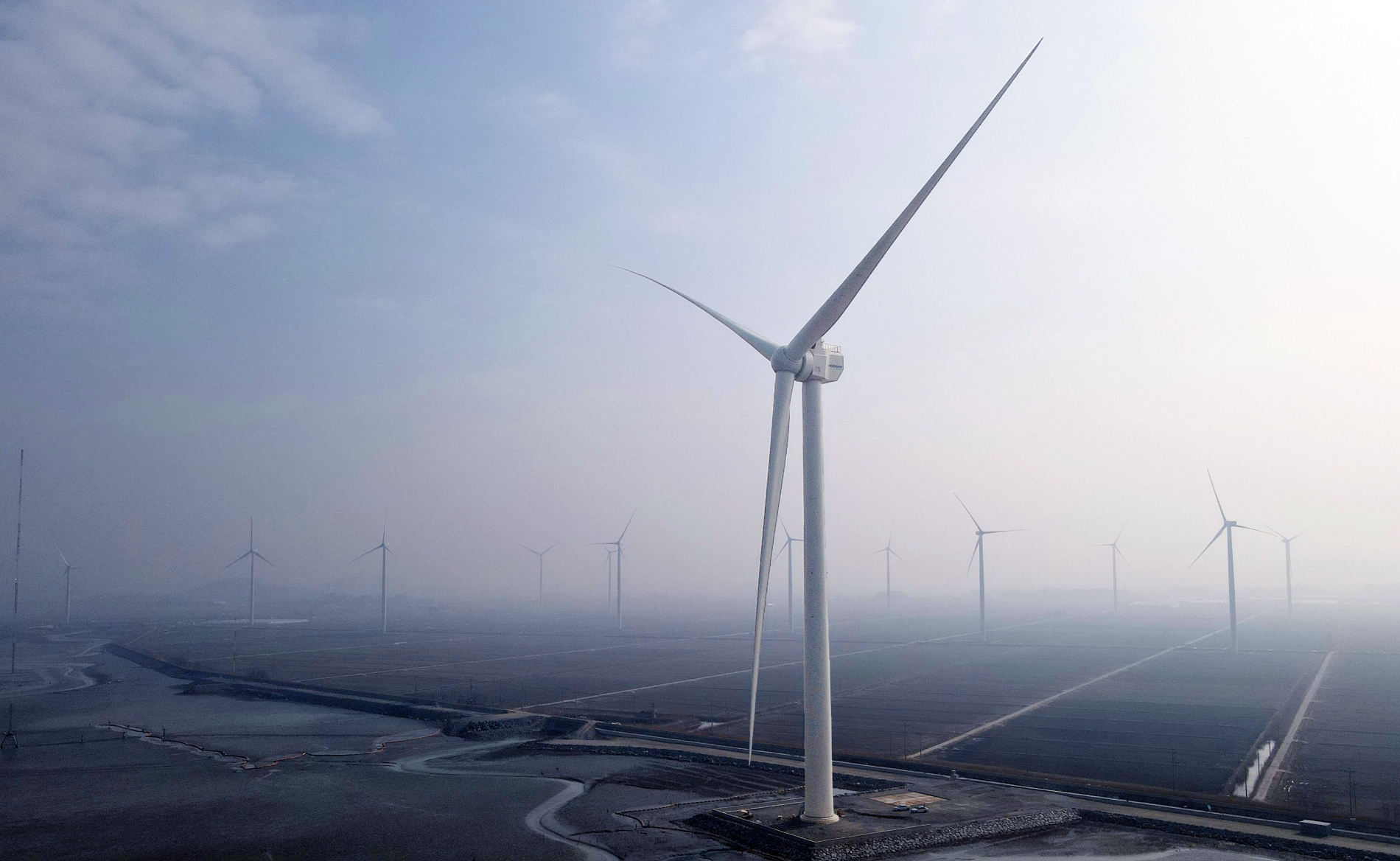 두산중공업, 전남 영광서 국내 최대 해상풍력발전기 선보여