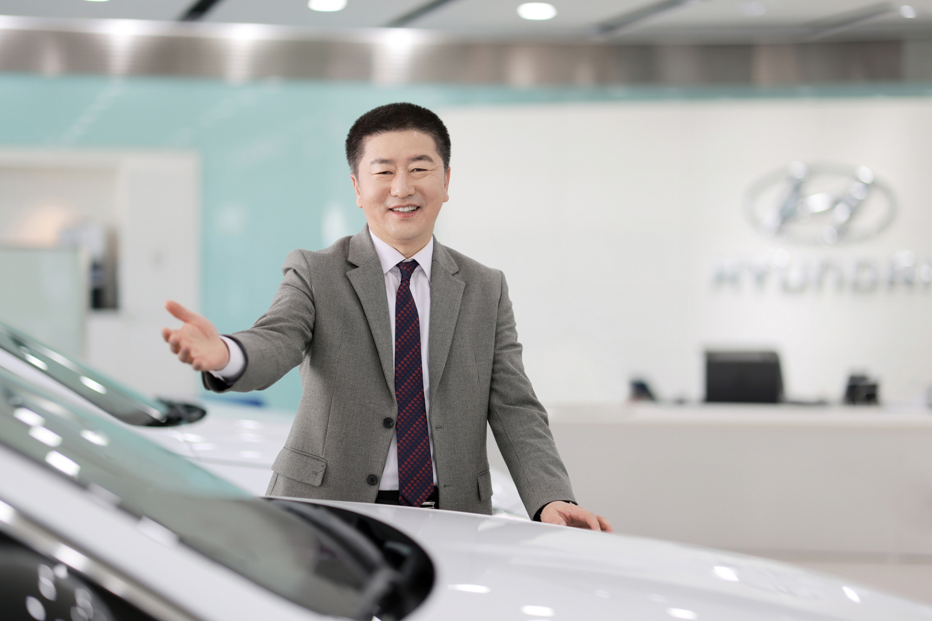 2021년 최다 판매 직원으로 선정된 대전지점 김기양 영업부장.(사진=현대자동차)