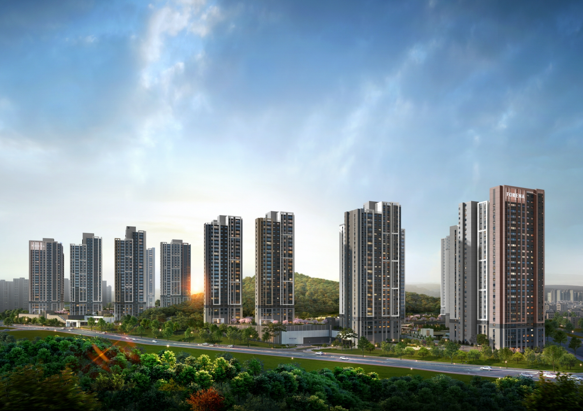 한화 포레나 천안노태 투시도.(사진=한화건설)