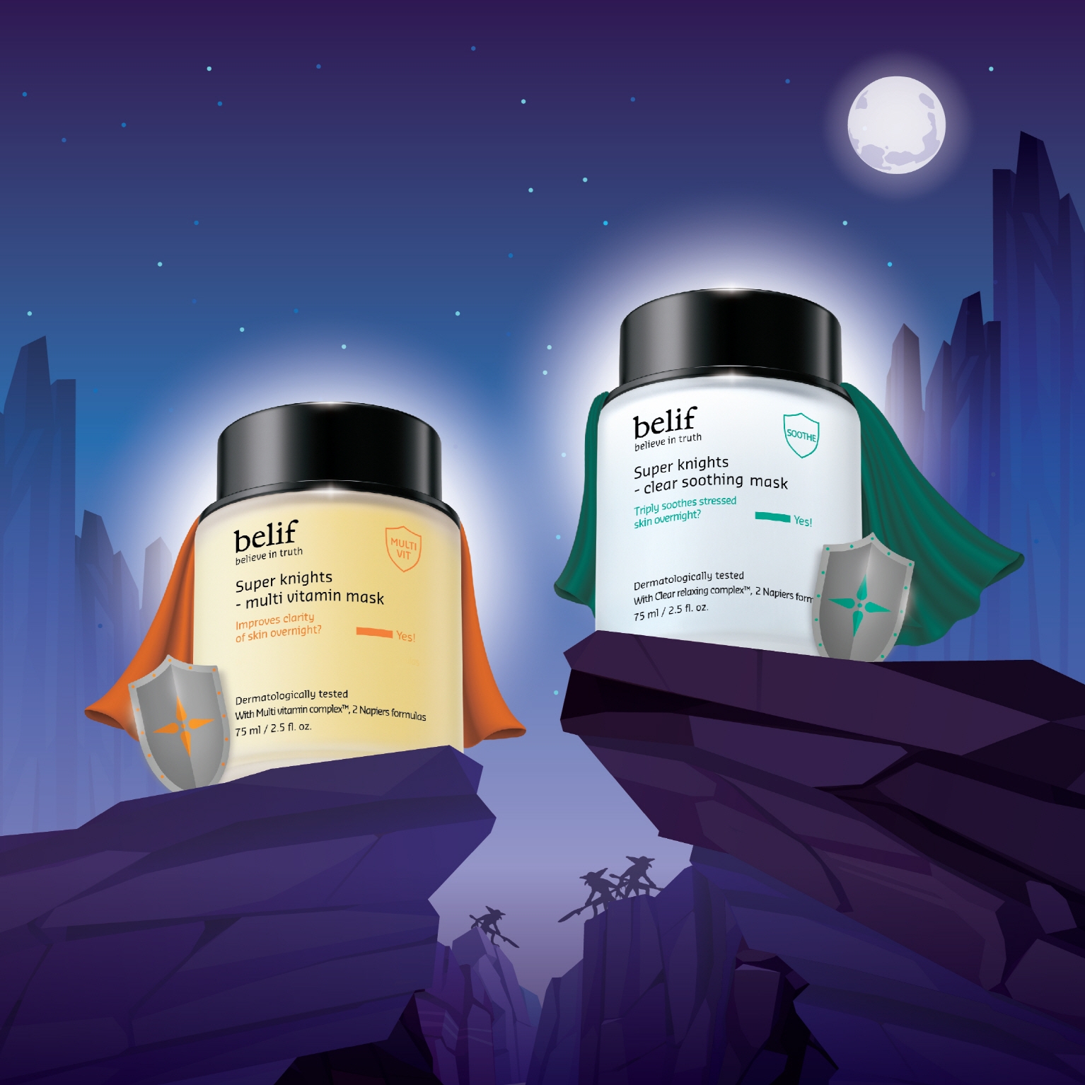 LG생활건강 ‘빌리프 슈퍼 나이츠 마스크’ 2종 출시