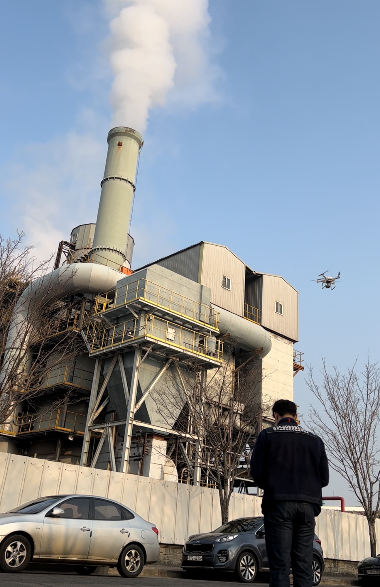 드론을 활용한 점검현장