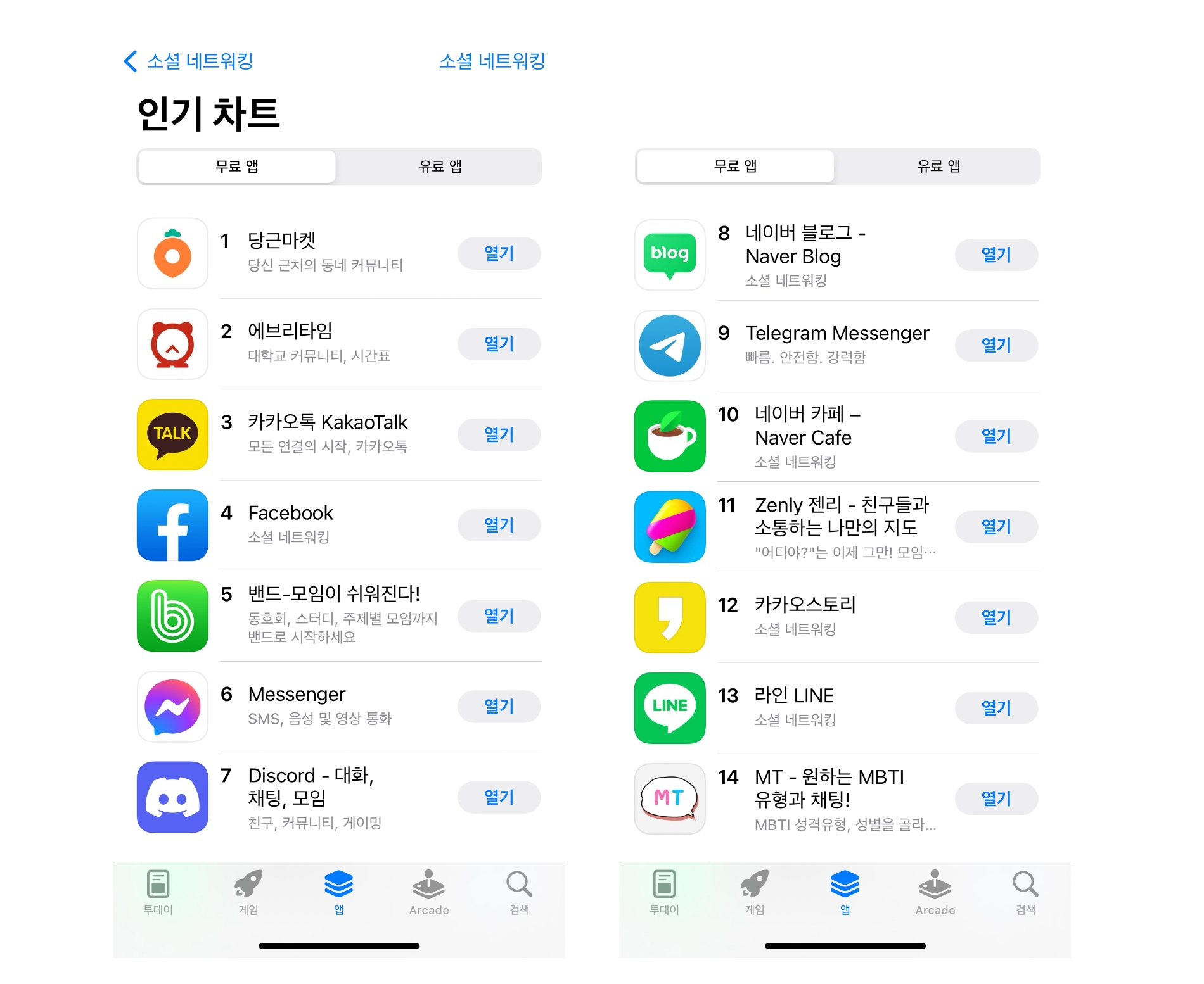 당근마켓, 앱스토어-구글플레이 양대 마켓서 소셜 부문 1위