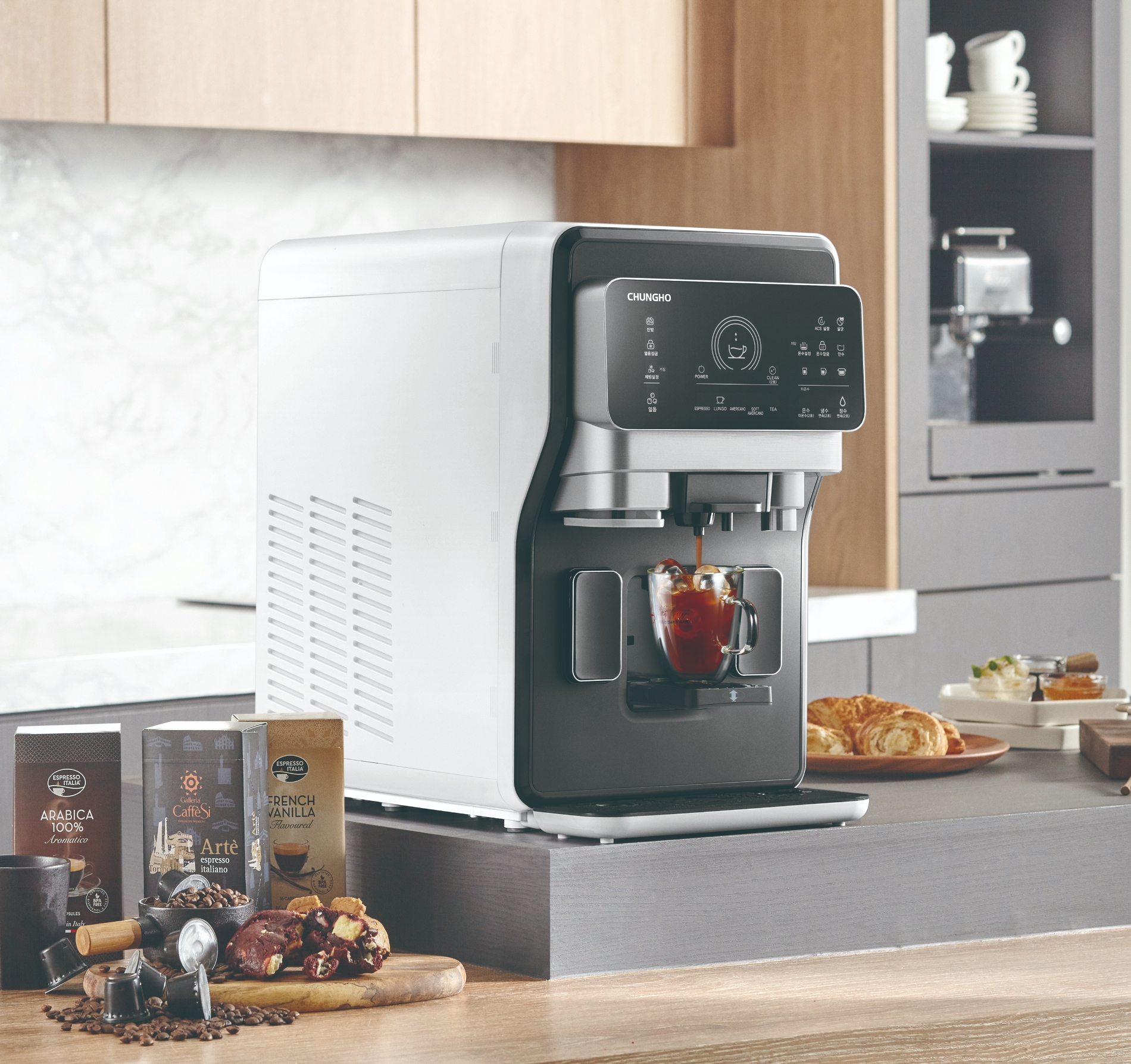 청호나이스 정휘동 회장, 커피머신 에스프레카페 히트상품으로 키운다