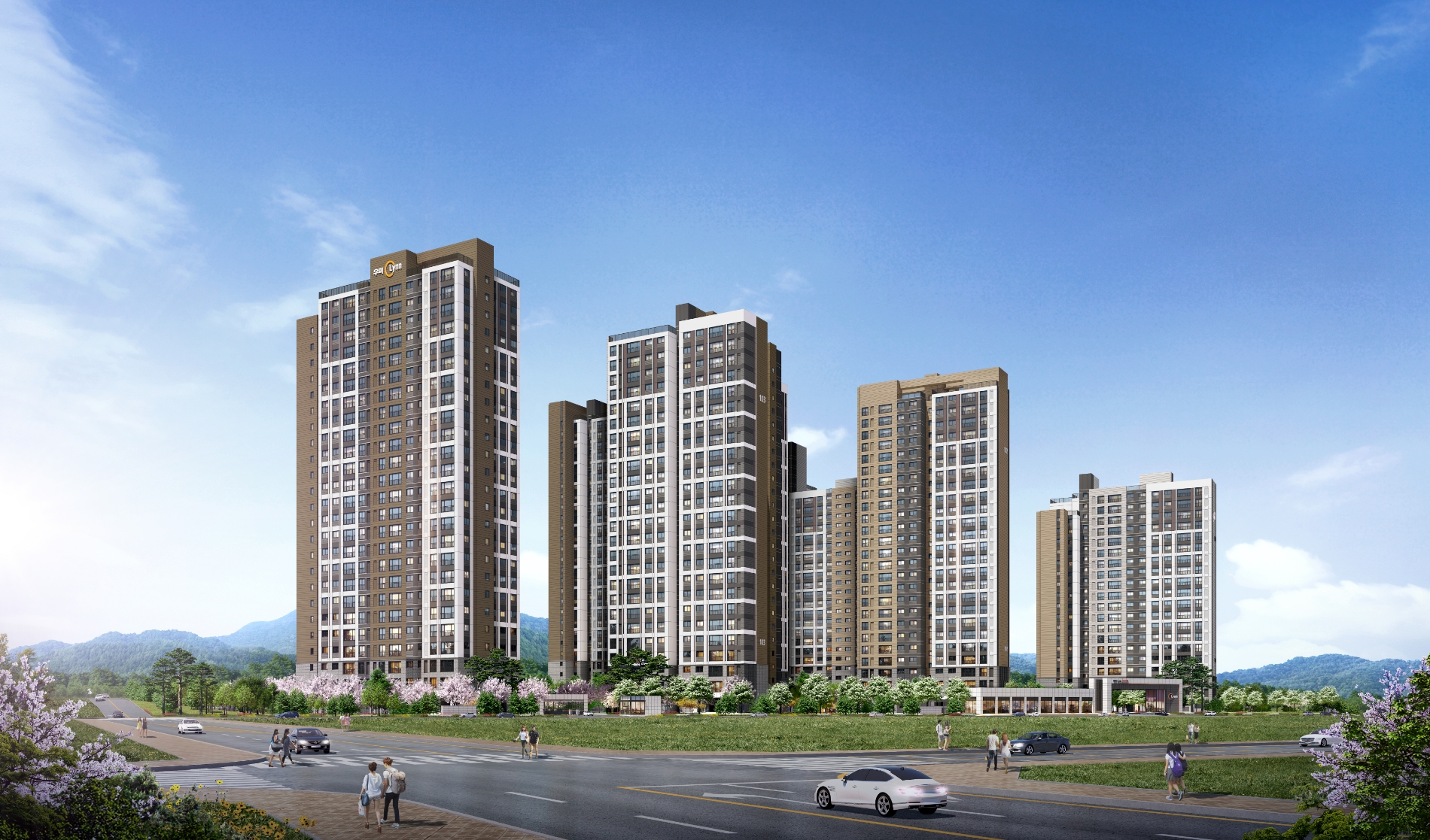 화성 비봉지구 우미린 투시도. (사진=우미건설)